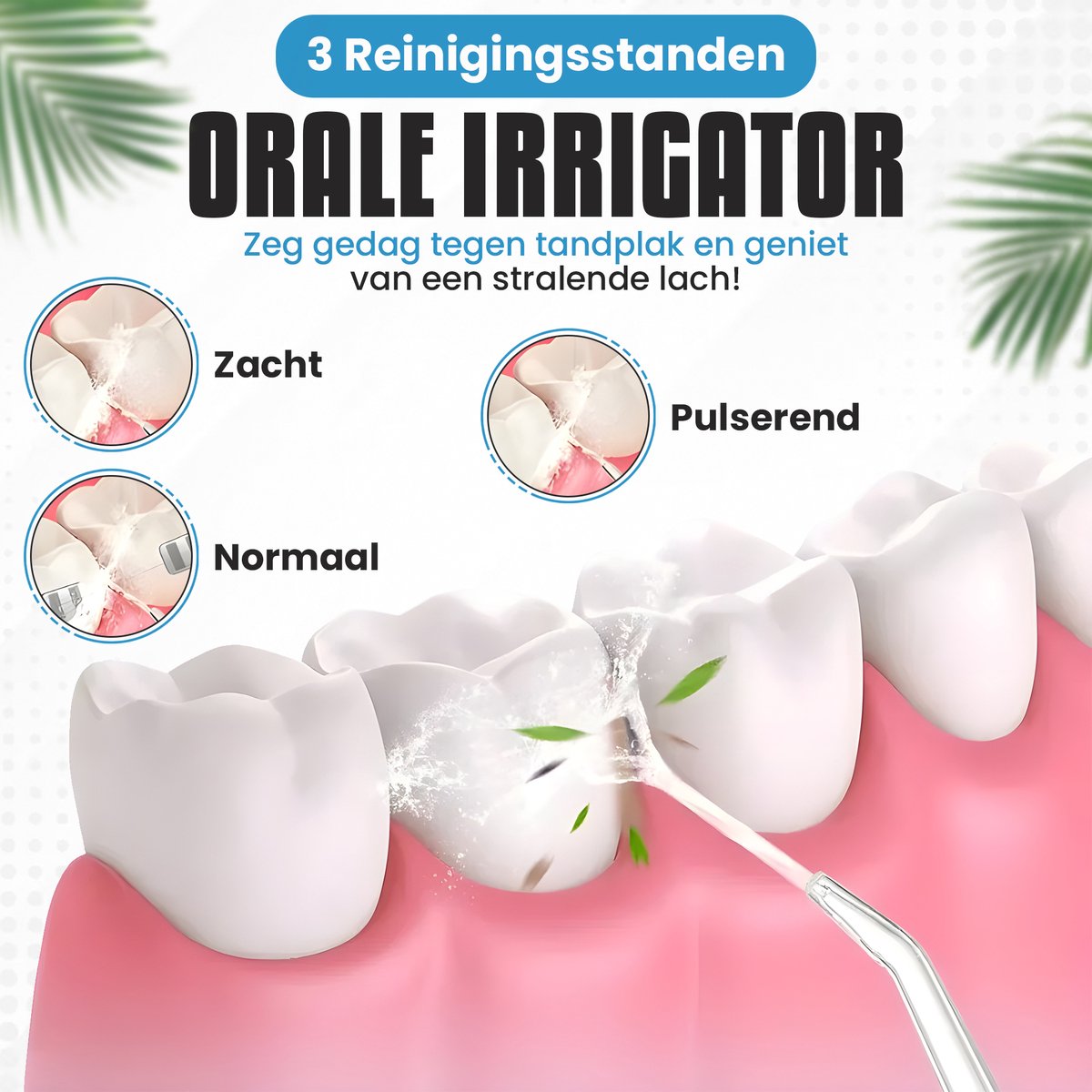 FlossJet™ | Diepe reiniging. Frisse adem. Elke dag weer.