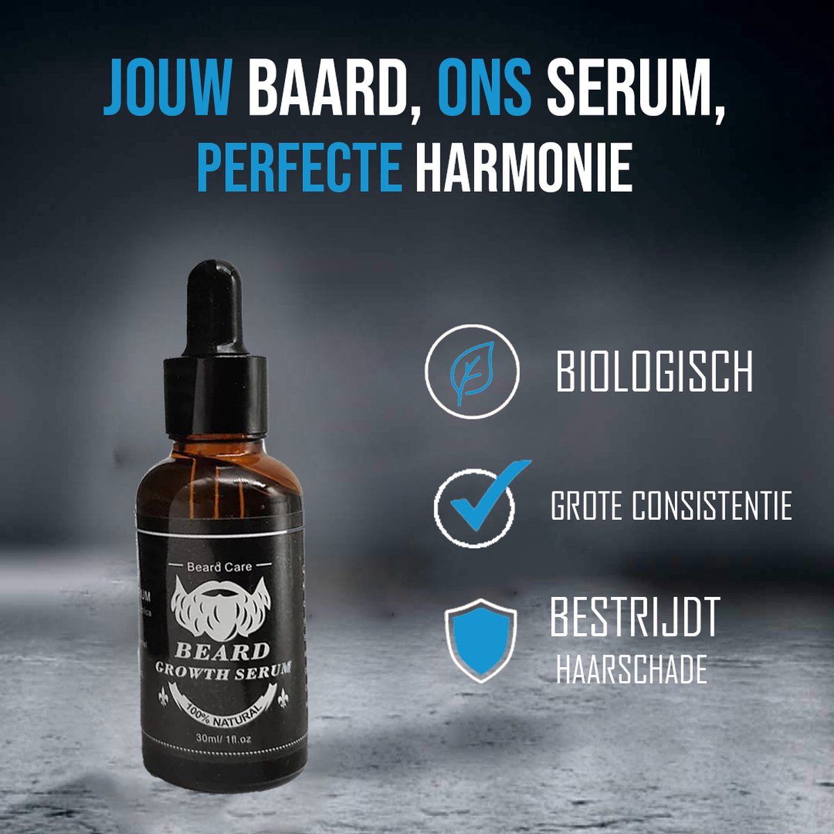 BeardMaster™ I  Jouw volle, krachtige baard begint met één simpele stap