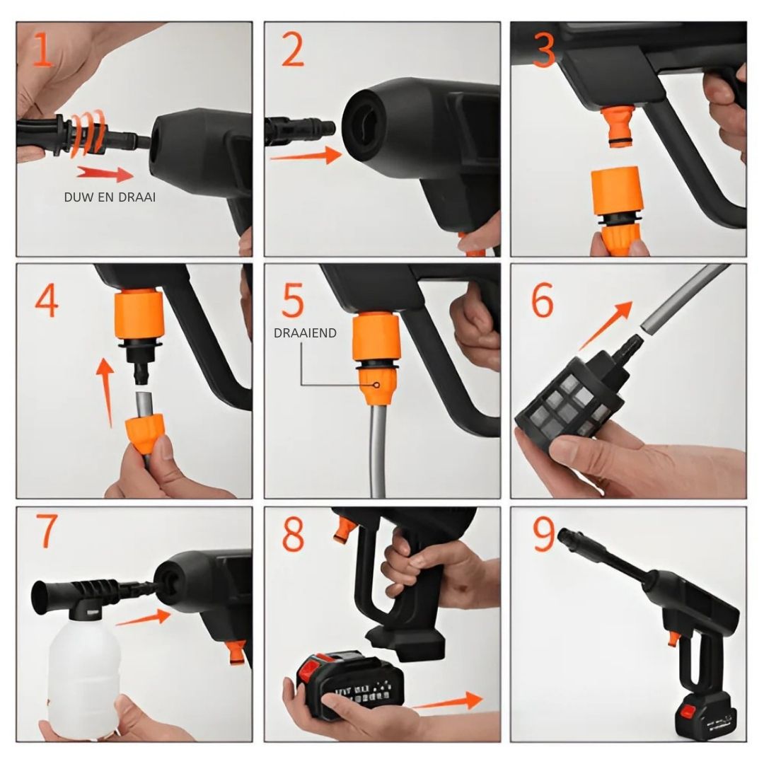 HydroForce™ | Zeg vaarwel tegen hardnekkig vuil!