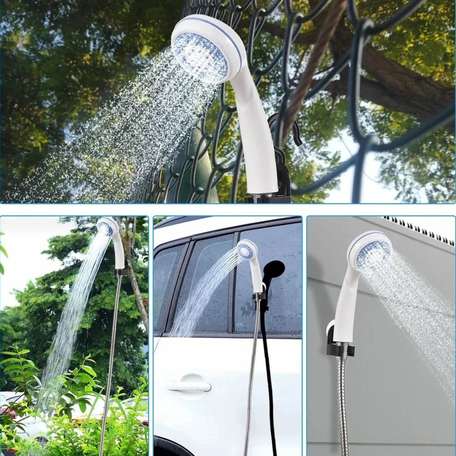 HydroFlow™ – Draagbare douche voor buiten en thuis