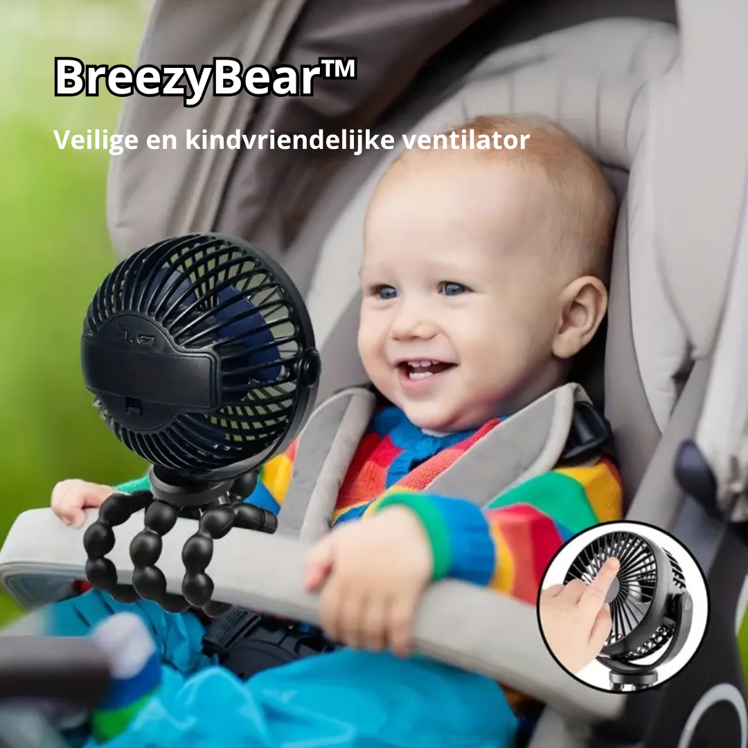 BreezyBear™ | Veilige en kindvriendelijke ventilator