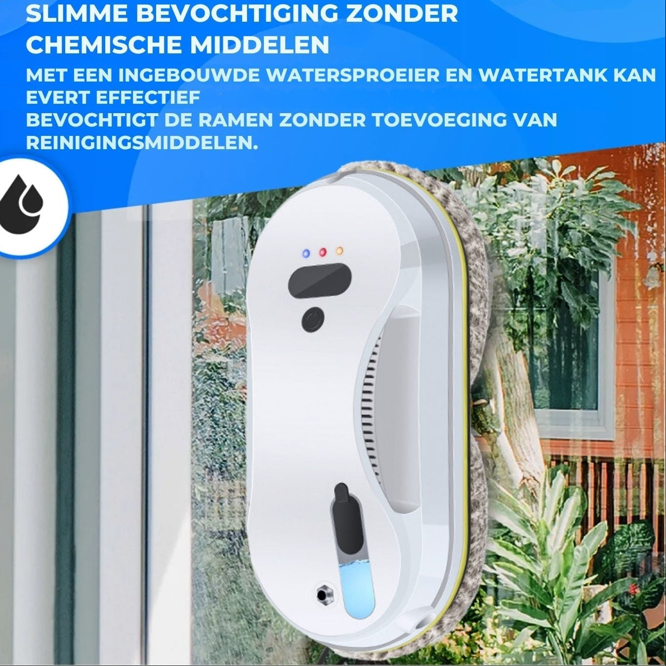 GlassGlide™ |  De slimme ramenrobot voor sprankelend schone ramen