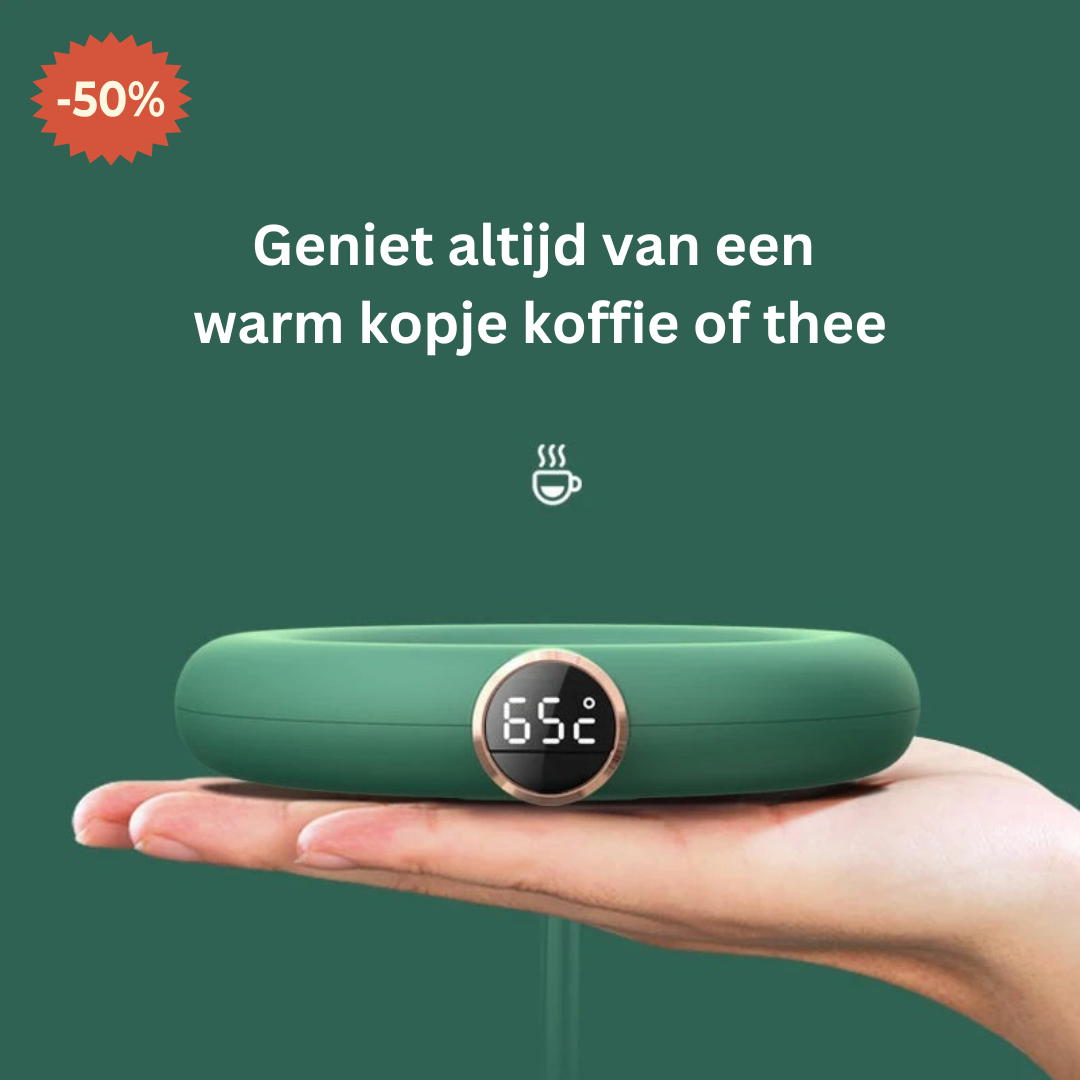 CozyCup™ | Nooit meer koude koffie of thee!