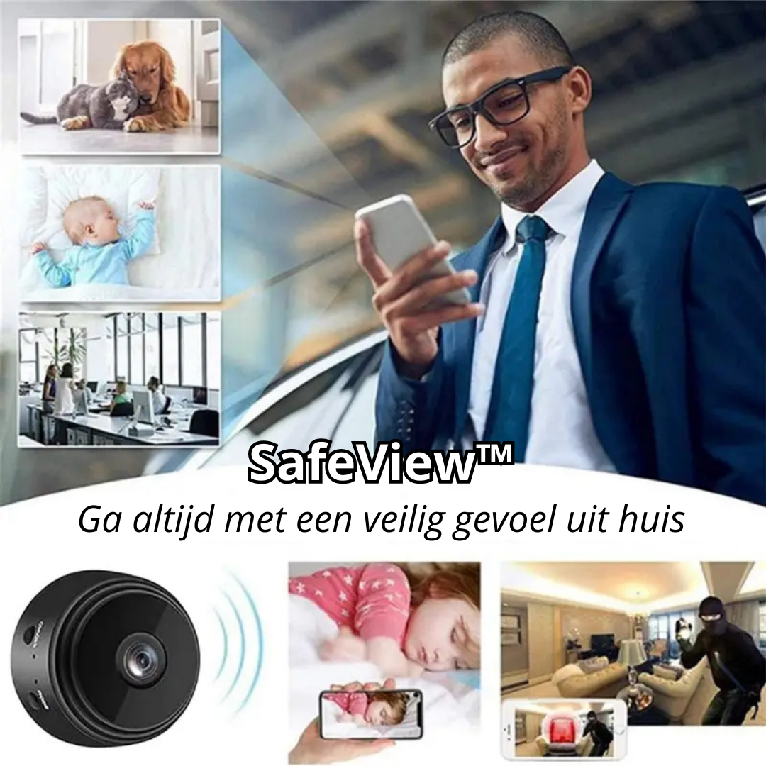 SafeView™ | Slimme mini camera die overal met je meekijkt