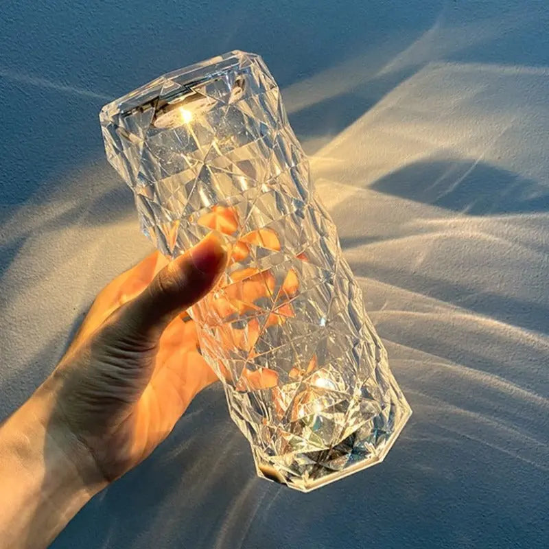 RoseGlow™ I Sprankelende Kristallen Touch Lamp