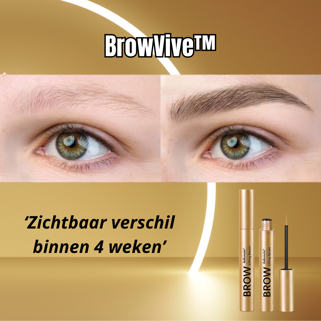 BrowVive™ | Dikke en volle wenkbrauwen in 4 weken!