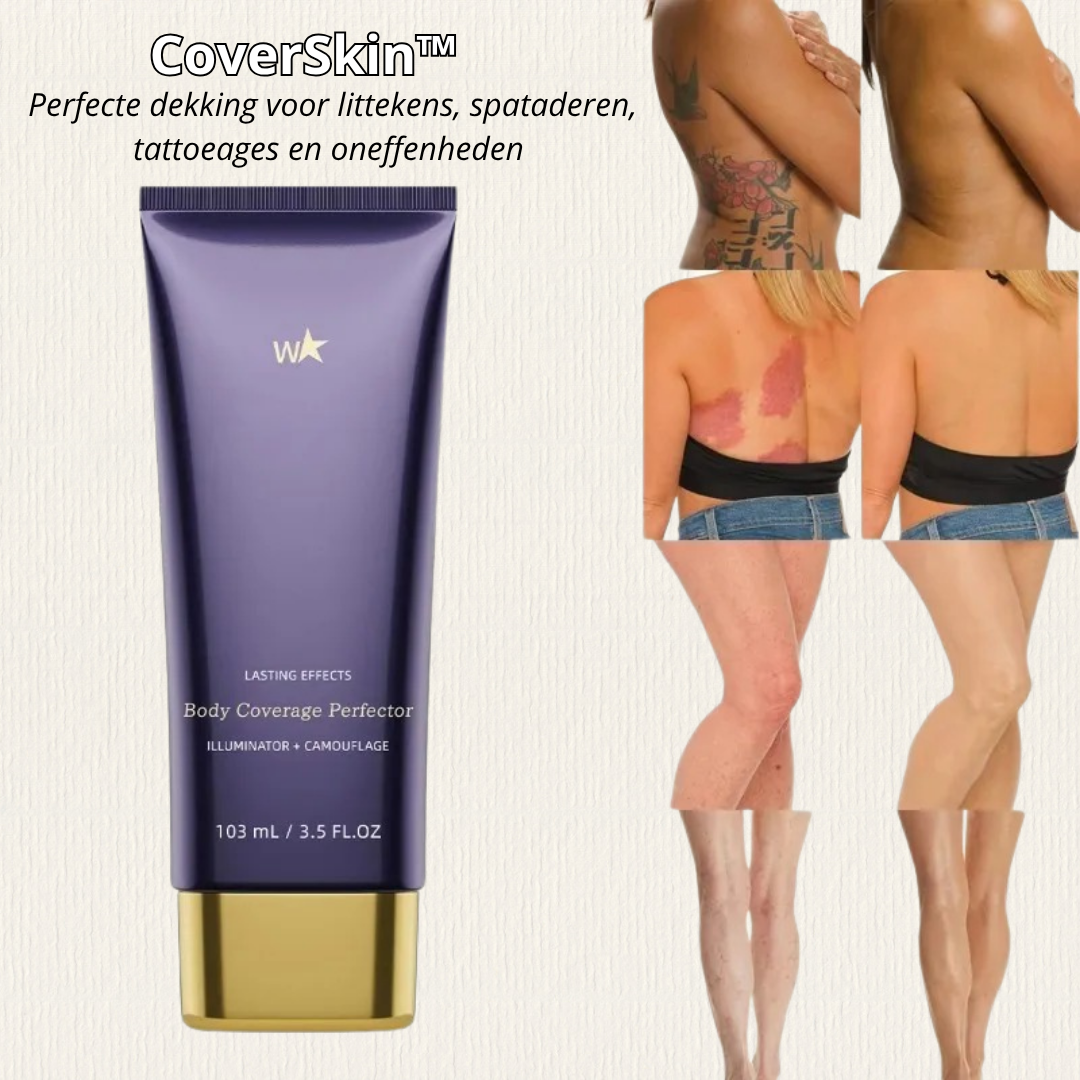 CoverSkin™ | Altijd een egale en vlekkeloze huid!