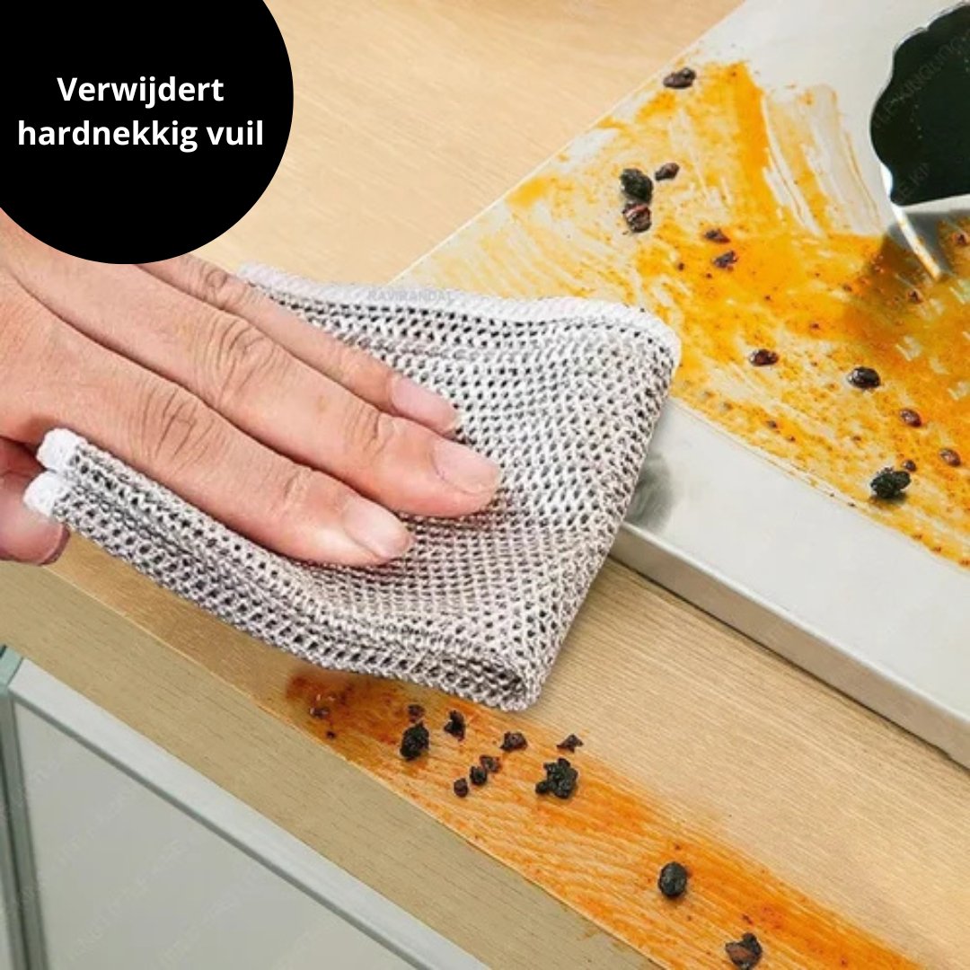 MetalShine™ l Wonderdoekjes tegen hardnekkig vuil