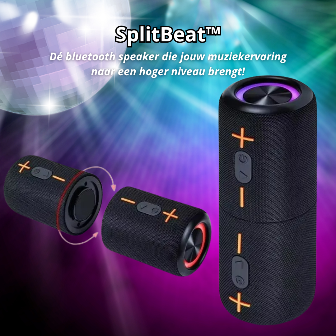 SplitBeat™ | Twee speakers. Eén krachtig geluid.